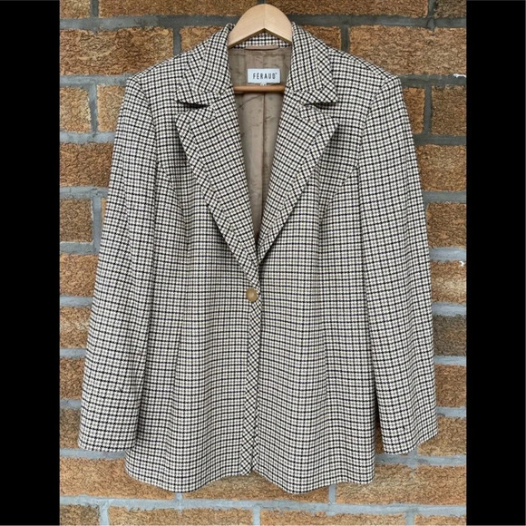 Feraud cashmere blazer jacket large - Picture 1 of 9